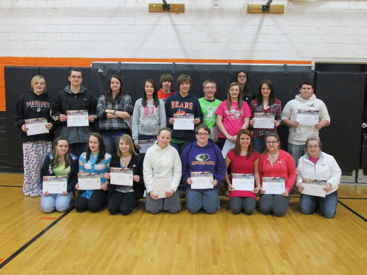 South Fork School District 14 HS 1st Semester Awards