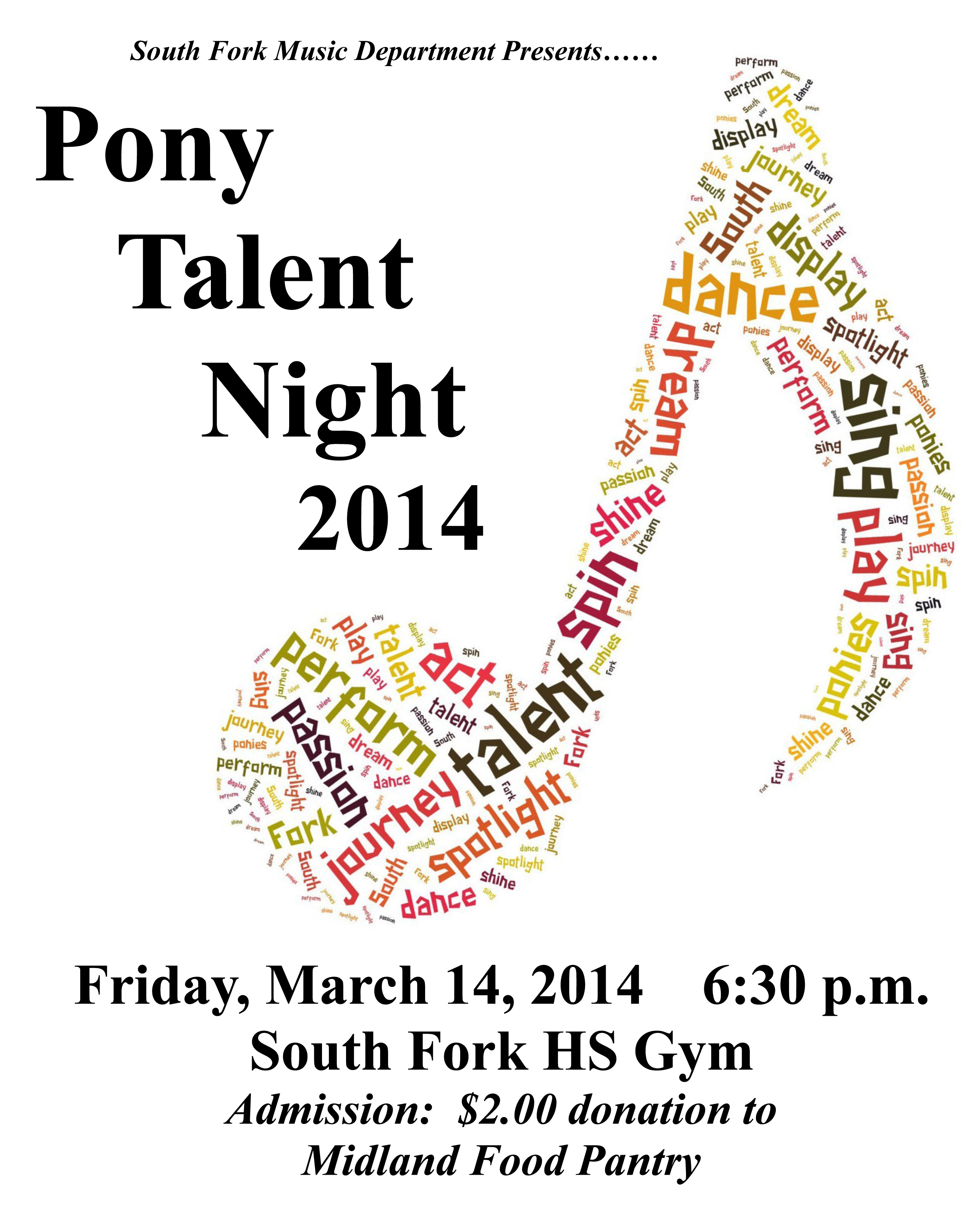 Talent Show Poster Template from www.southforkschools.com